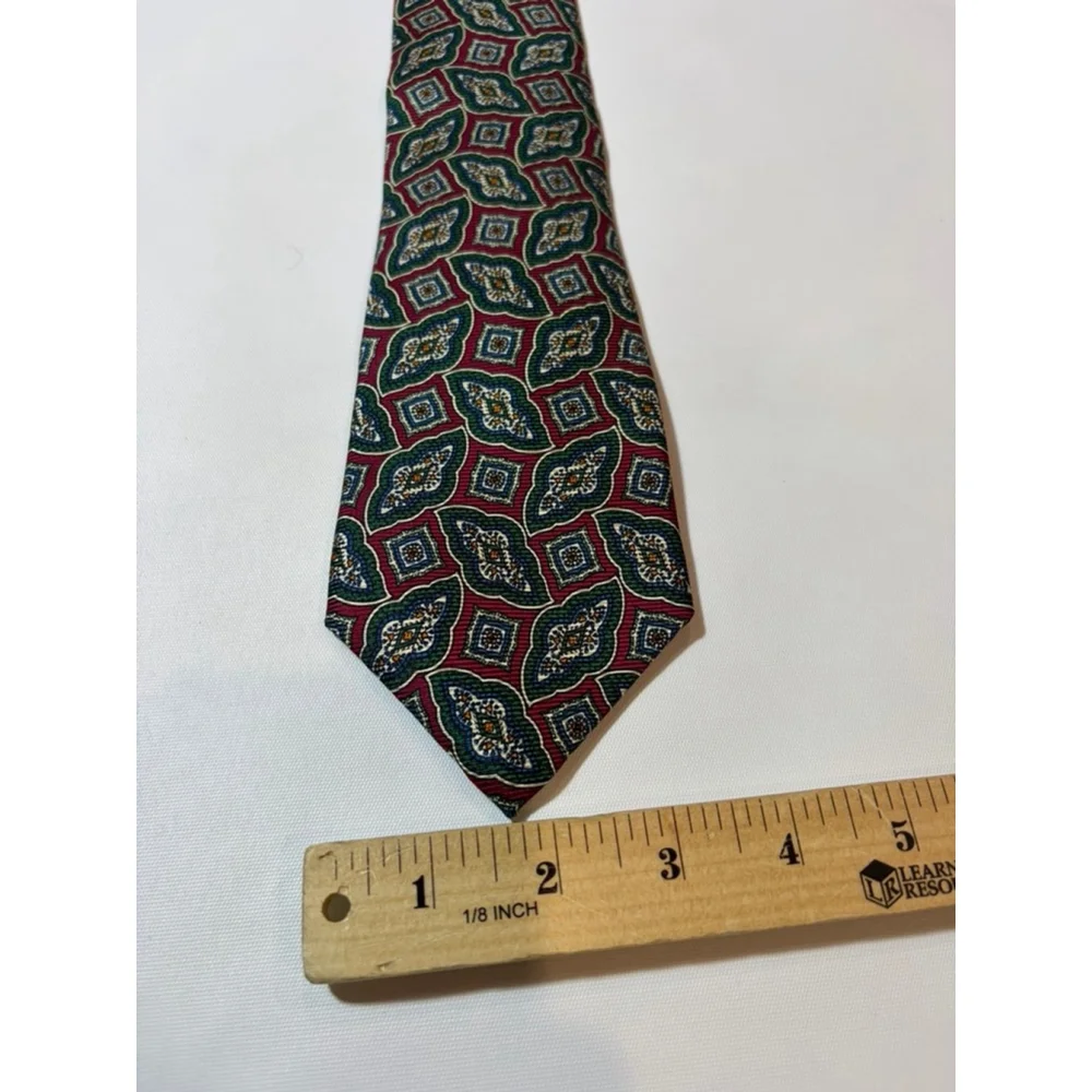 Liberty London Silk Tie Made USA Floral Geometric Paisley Classic
